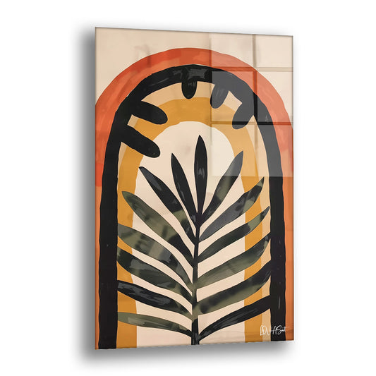 Abstract Çizim - Cam Tablo