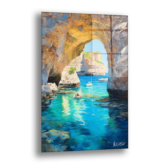 Delikli Koy - Cam Tablo