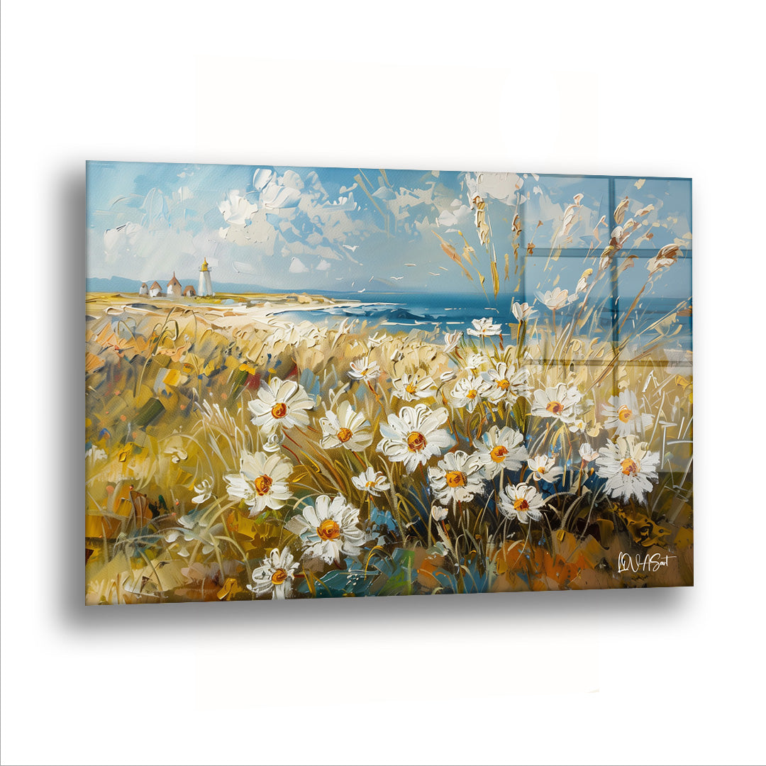 Deniz Kenarı Açanlar - Cam Tablo