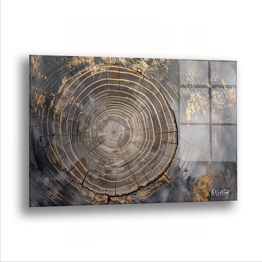 Ağaç İzi - Cam Tablo