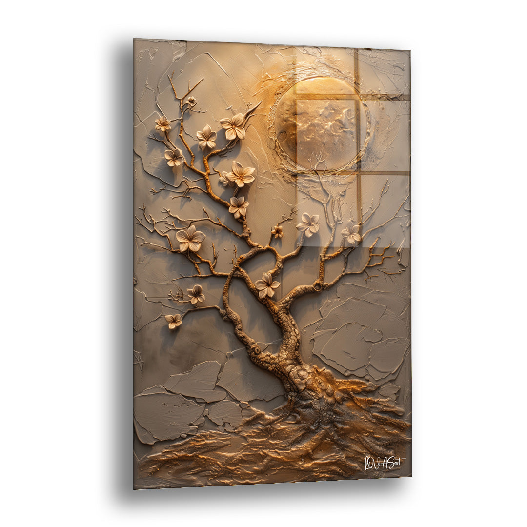 Gerçek Bronz - Cam Tablo