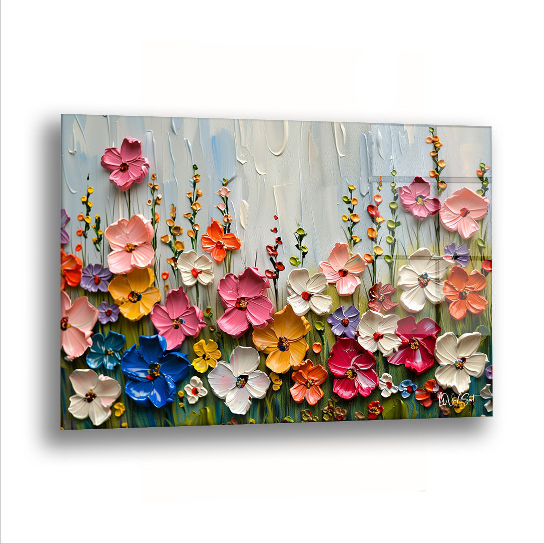 Gerçek Renkler - Cam Tablo