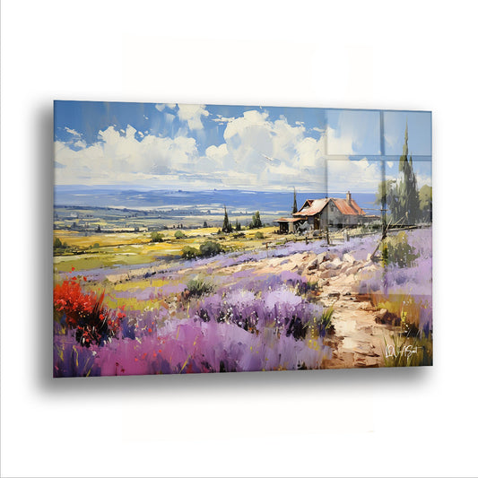 Hollanda Bahçesi - Cam Tablo