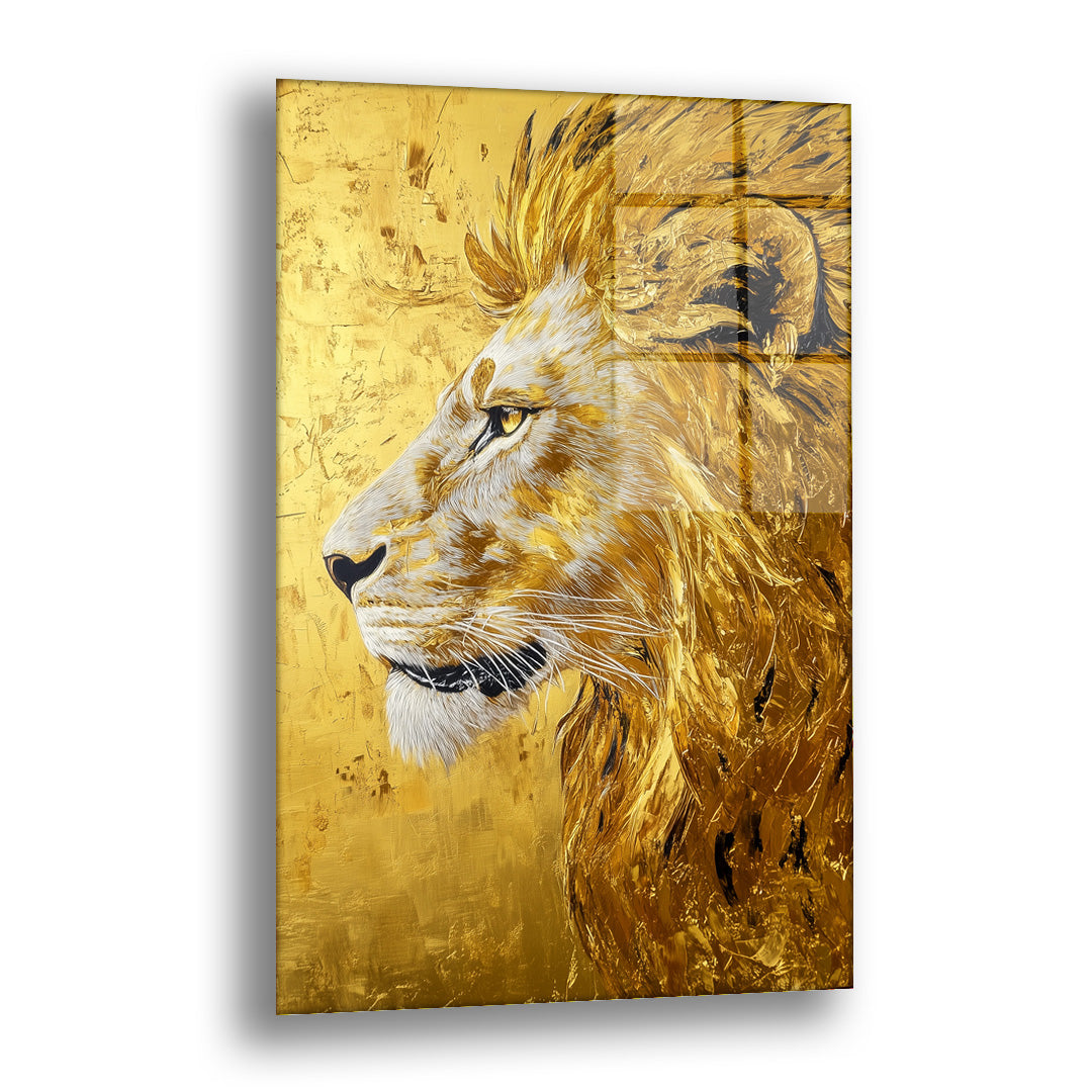 Altın Aslan - Cam Tablo