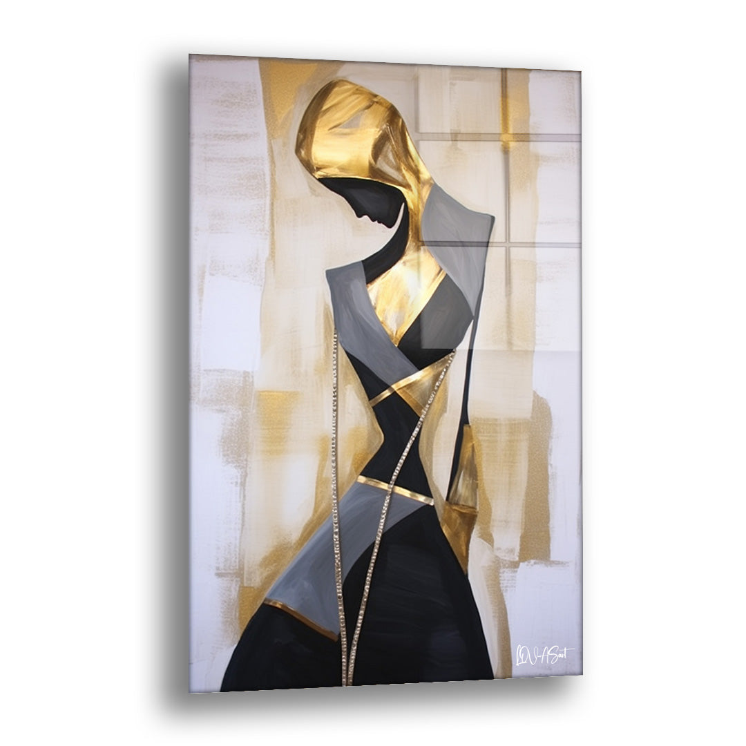 İmgesel Kadın - Cam Tablo