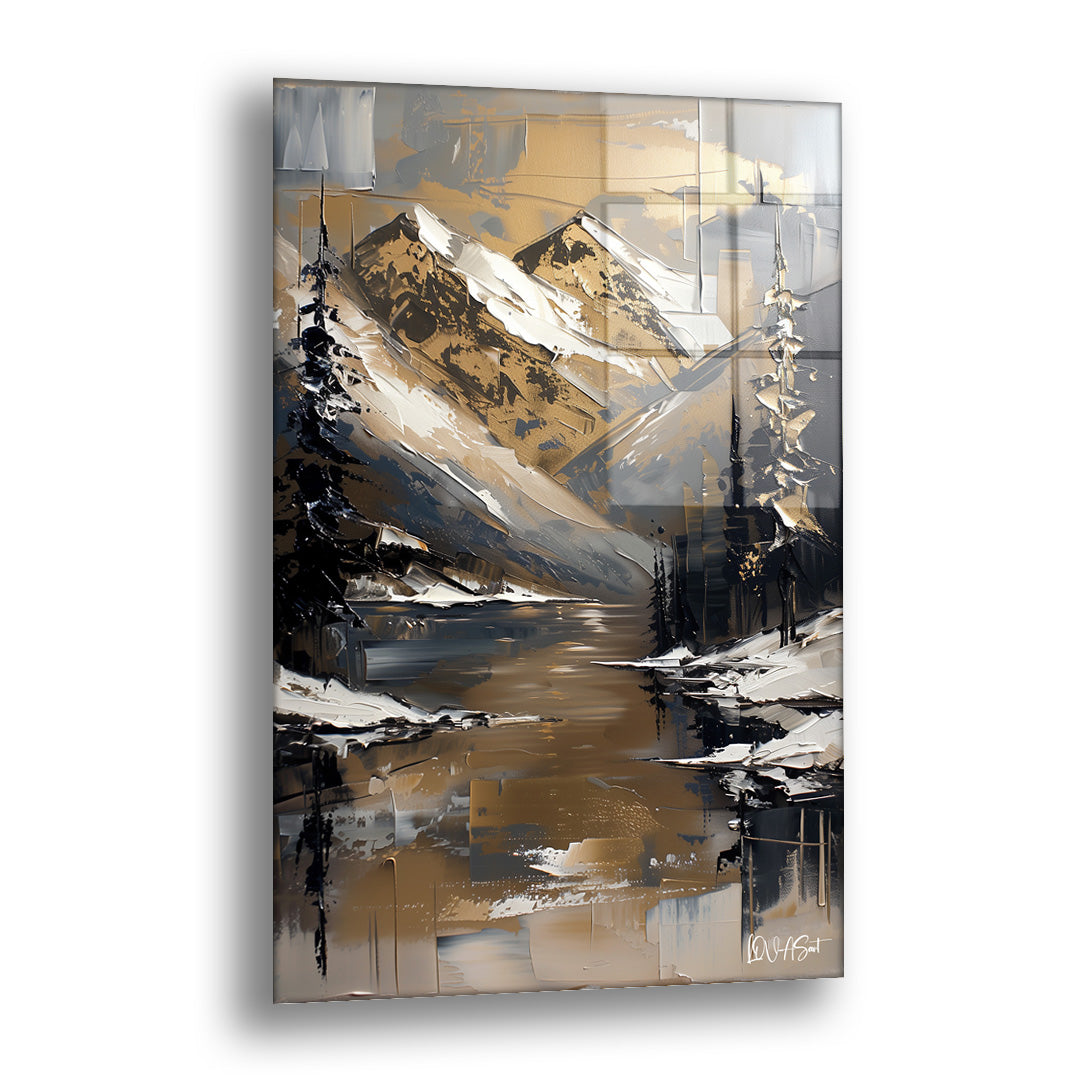 Altın Dağlar - Cam Tablo