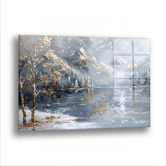 Kışı Andıran - Cam Tablo