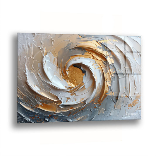 Koparılmış Dalga - Cam Tablo