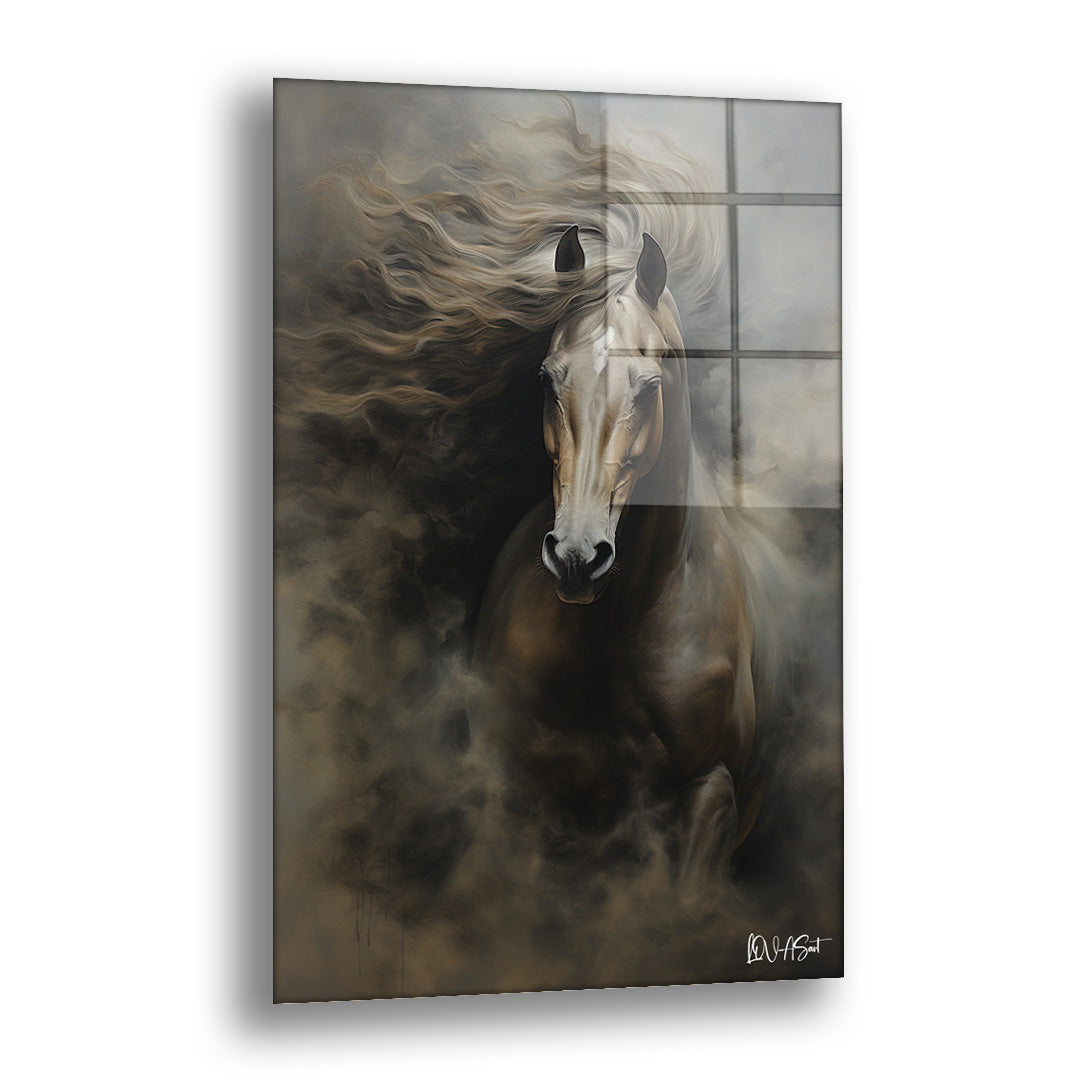 Korkusuz At - Cam Tablo