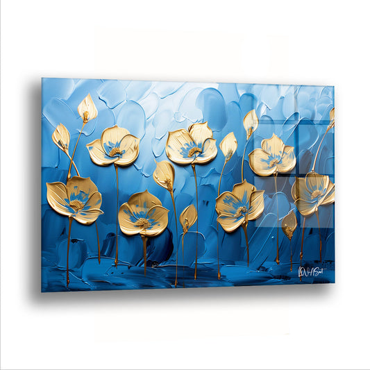 Altın Tonu - Cam Tablo