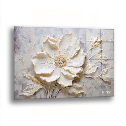 Şeffaf Beyaz - Cam Tablo