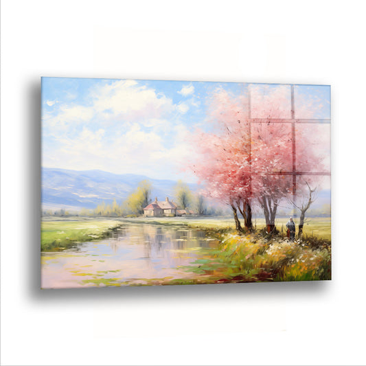 Sonbahar Mevsimi - Cam Tablo