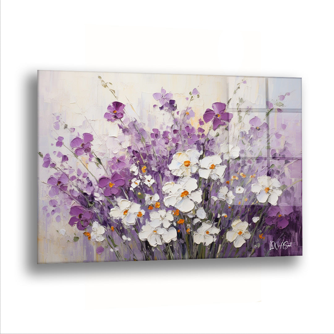 Armağan Çiçekleri - Cam Tablo