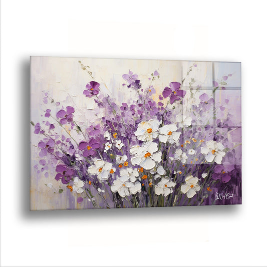 Armağan Çiçekleri - Cam Tablo