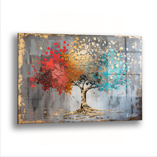 Umudun Renkleri - Cam Tablo