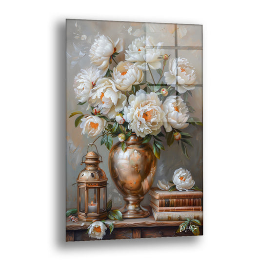 Vazodaki Bakilik - Cam Tablo