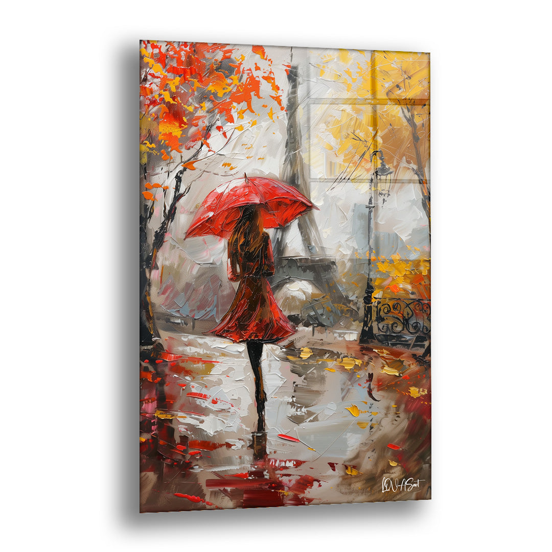 Yalnız Kız - Cam Tablo