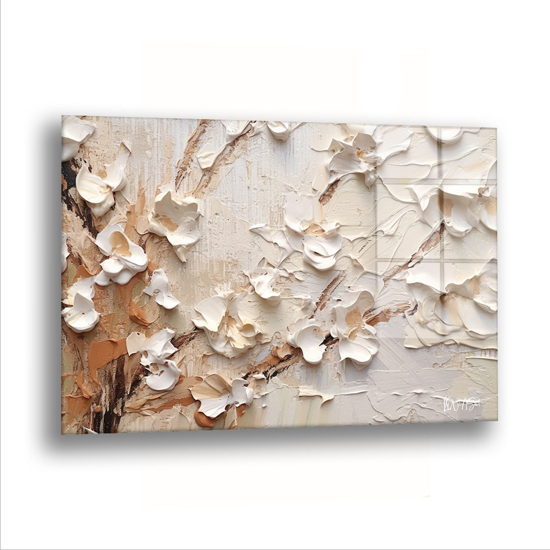 Beyaz Dokunuş - Cam Tablo