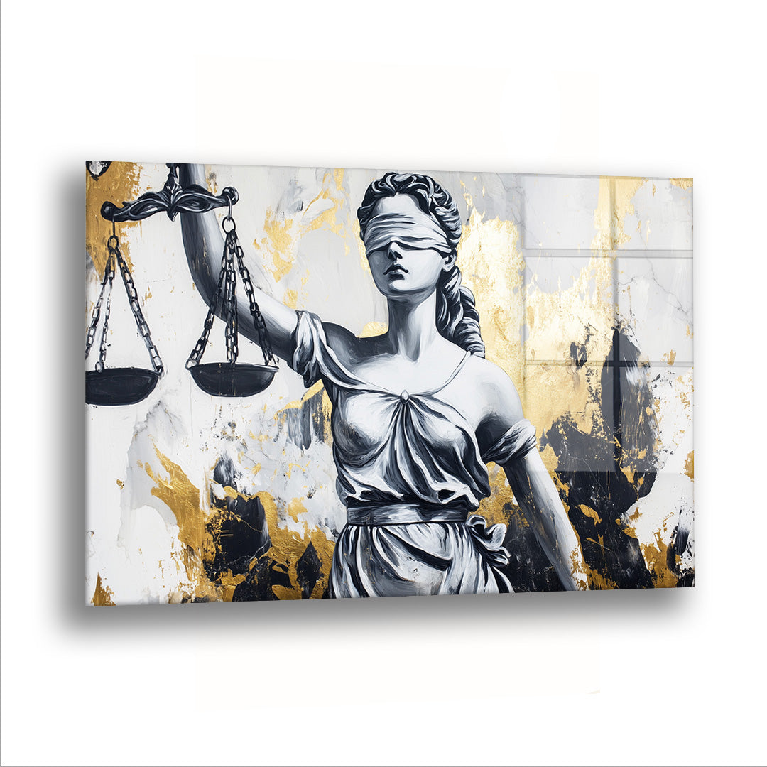 Adaletin Simgesi - Cam Tablo