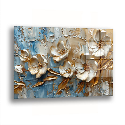 Çiçek Hattı - Cam Tablo