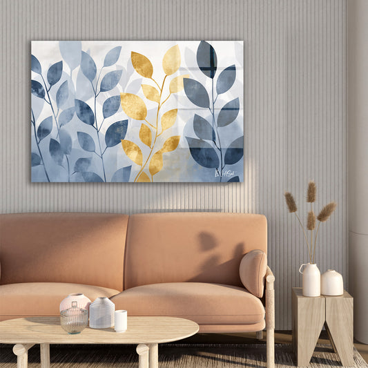 Abstract Botanik cam tablo — farklı açıdan görünüm
