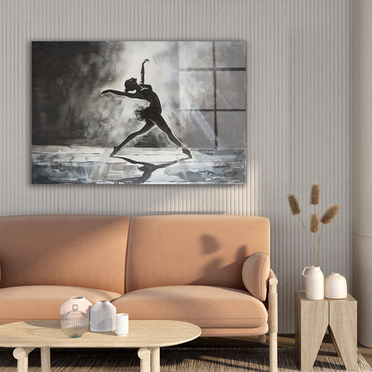 Balerin Silueti cam tablo — farklı açıdan görünüm