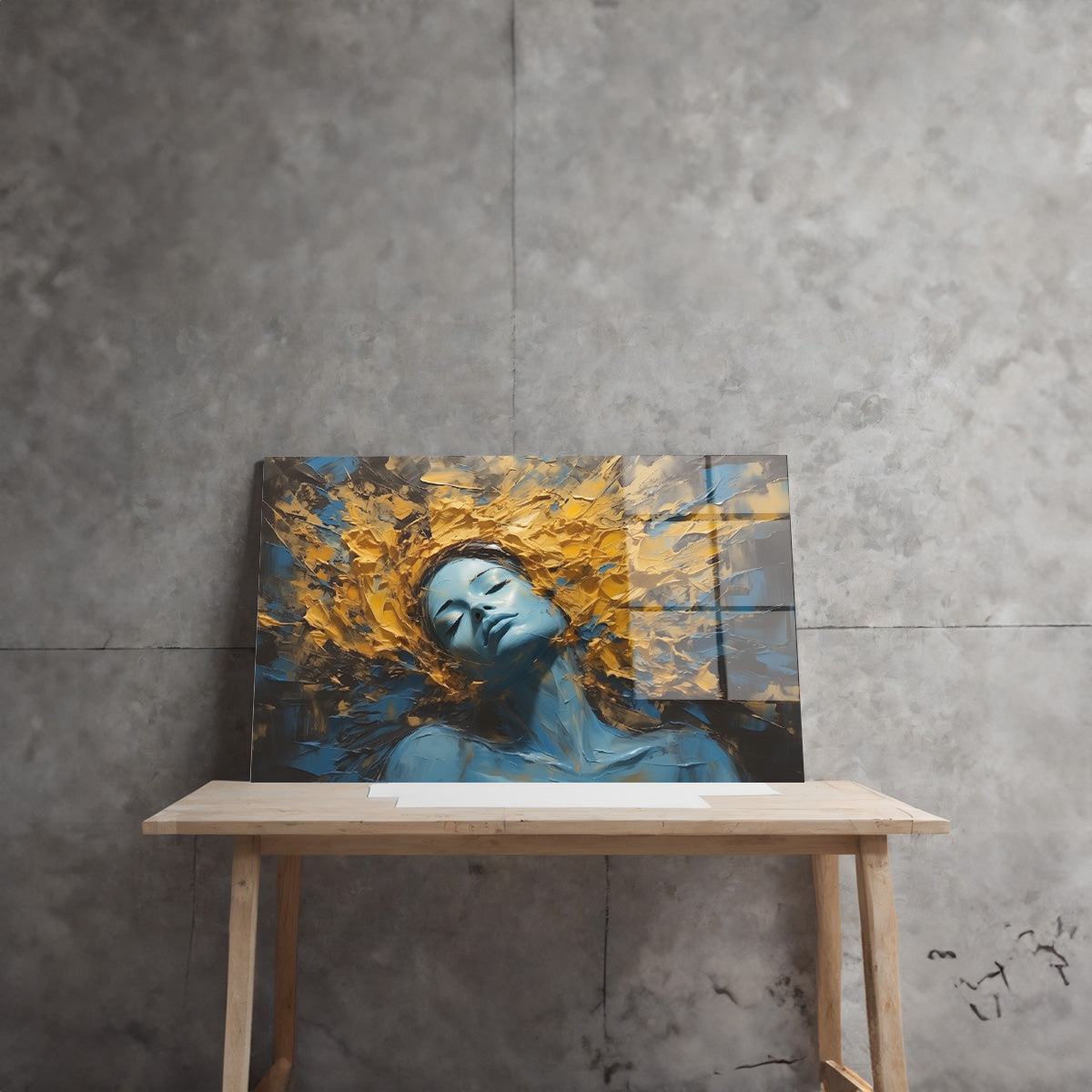 Büyülü Kadın - Cam Tablo