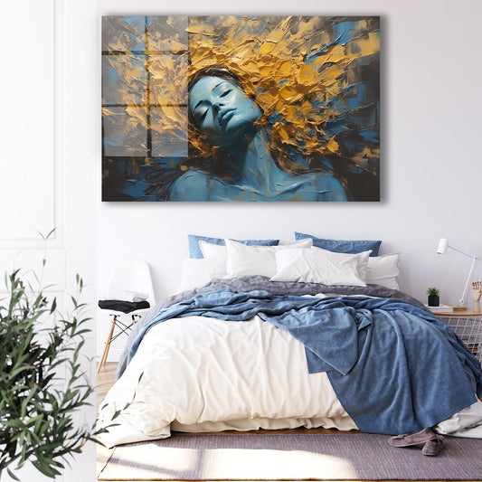 Büyülü Kadın - Cam Tablo