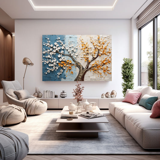Çoklu Gösteri kanvas tablo — çiçek temalı dekoratif duvar tablosu
