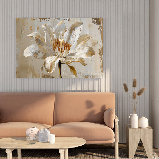 Crinum Çiçeği — kanvas tablo, farklı açıdan görünüm