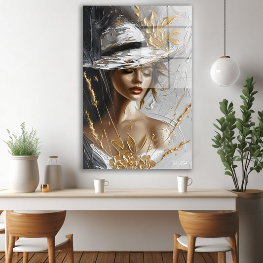 Giyim Koleksiyonu cam tablo — iç mekân uygulama örneği