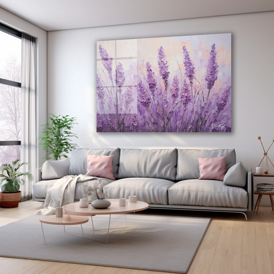 Lavanta Demeti 2 cam tablo — farklı açıdan görünüm