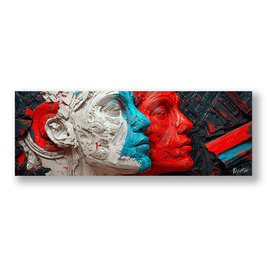 Mavi Kırmızı Yüz