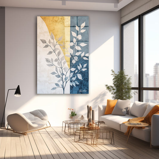 Minimalist Dal cam tablo — farklı açıdan görünüm