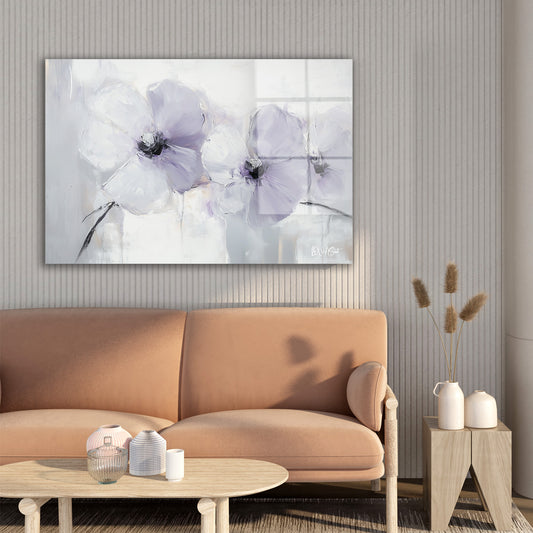 Minimalist Gri cam tablo — farklı açıdan görünüm