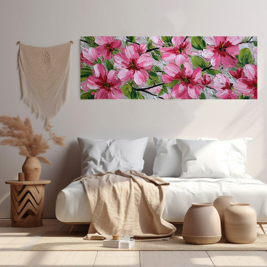 Pembe Büyük Çiçekler