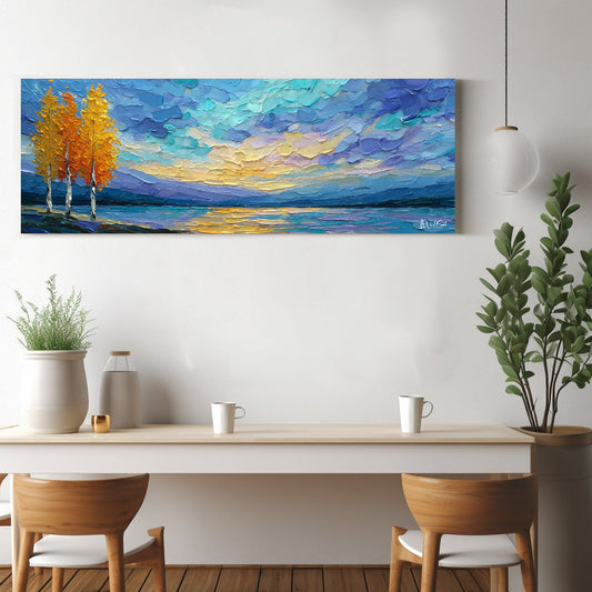 Turuncu Ağaç Ve Gökyüzü