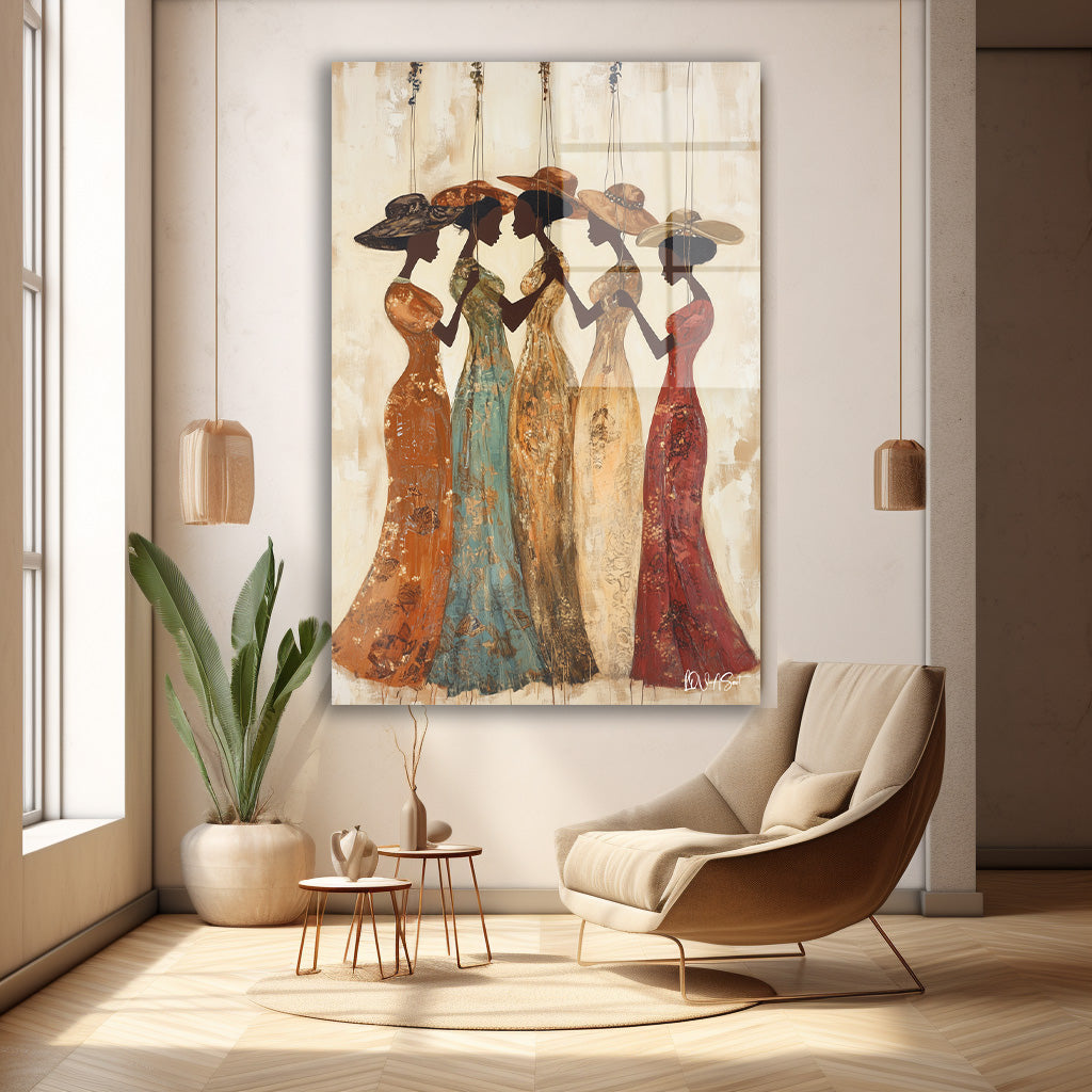 Uzun Elbiseler - Cam Tablo