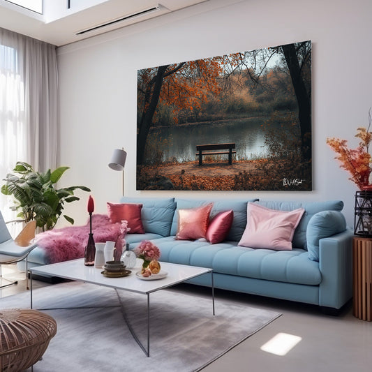 Van Gogh Sonbahar — kanvas tablo, farklı açıdan görünüm