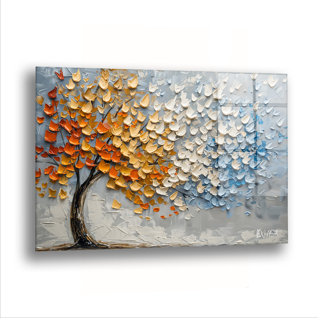 Ağaç Dinlendiriciliği - Cam Tablo