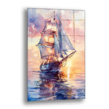 Deryadaki Gemi - Cam Tablo