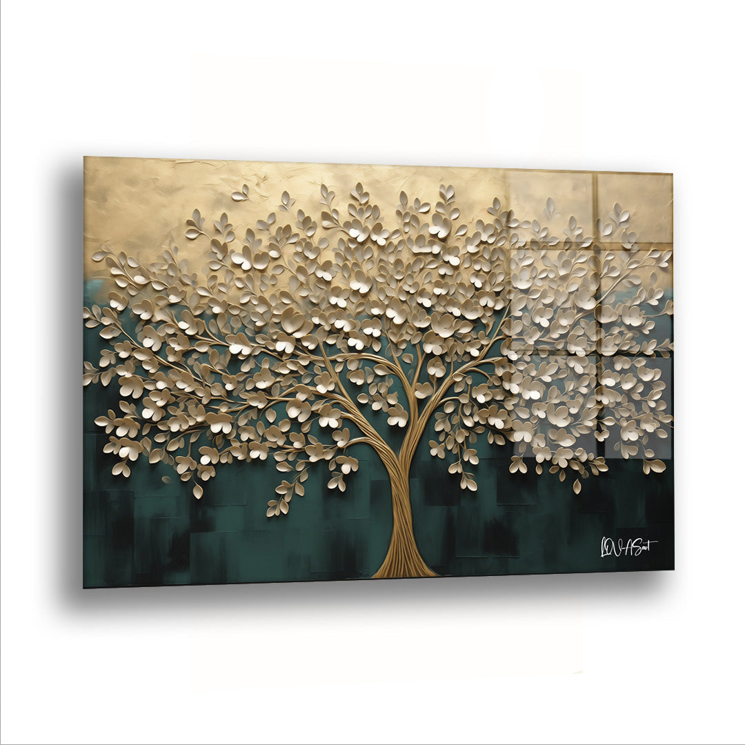 Ağaç Senfonisi - Cam Tablo