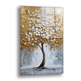 Dinlendiren Ağaç - Cam Tablo