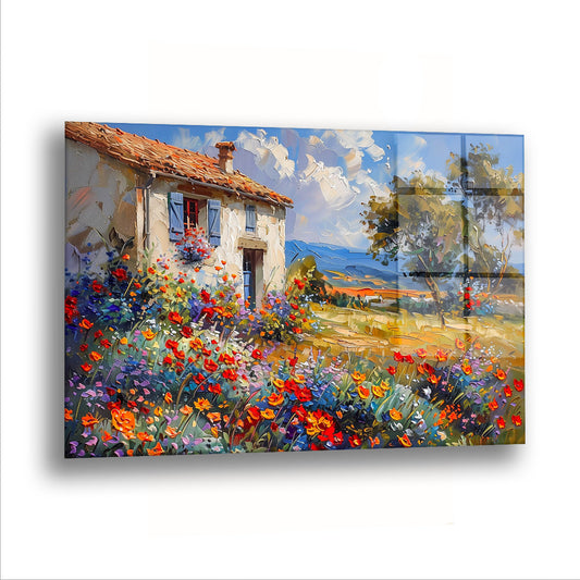 Doğaya Açılan Ev - Cam Tablo