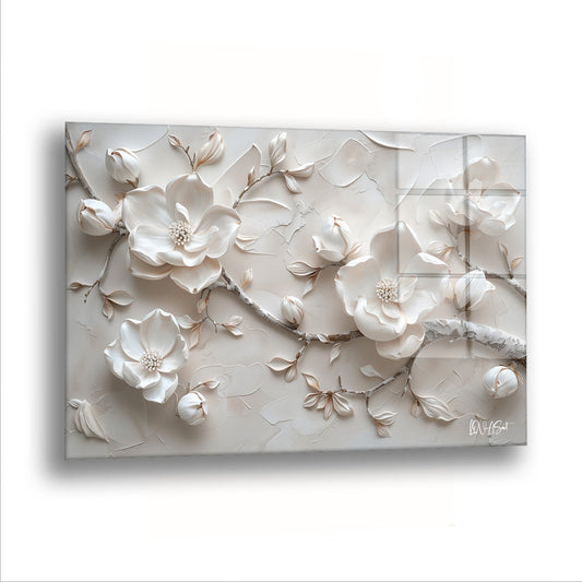 Fışkıran Dallar - Cam Tablo