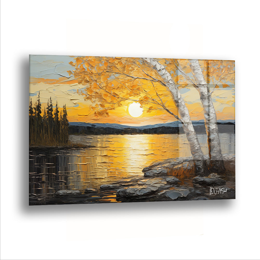 Güneşin Çağrısı - Cam Tablo