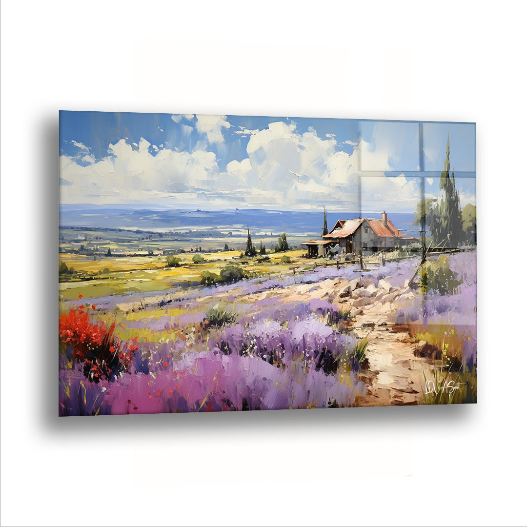 Hollanda Bahçesi - Cam Tablo