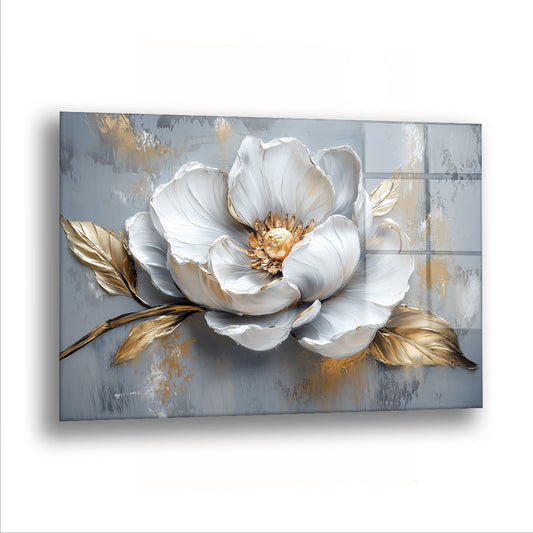 İnci Çiçek - Cam Tablo