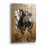 Koşan Atlar - Cam Tablo
