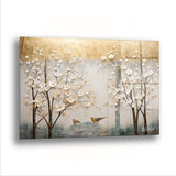 Ormandaki Kuşlar - Cam Tablo